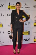 Sonam Kapoor at Grazia Young awards red carpet in Mumbai on 13th April 2014